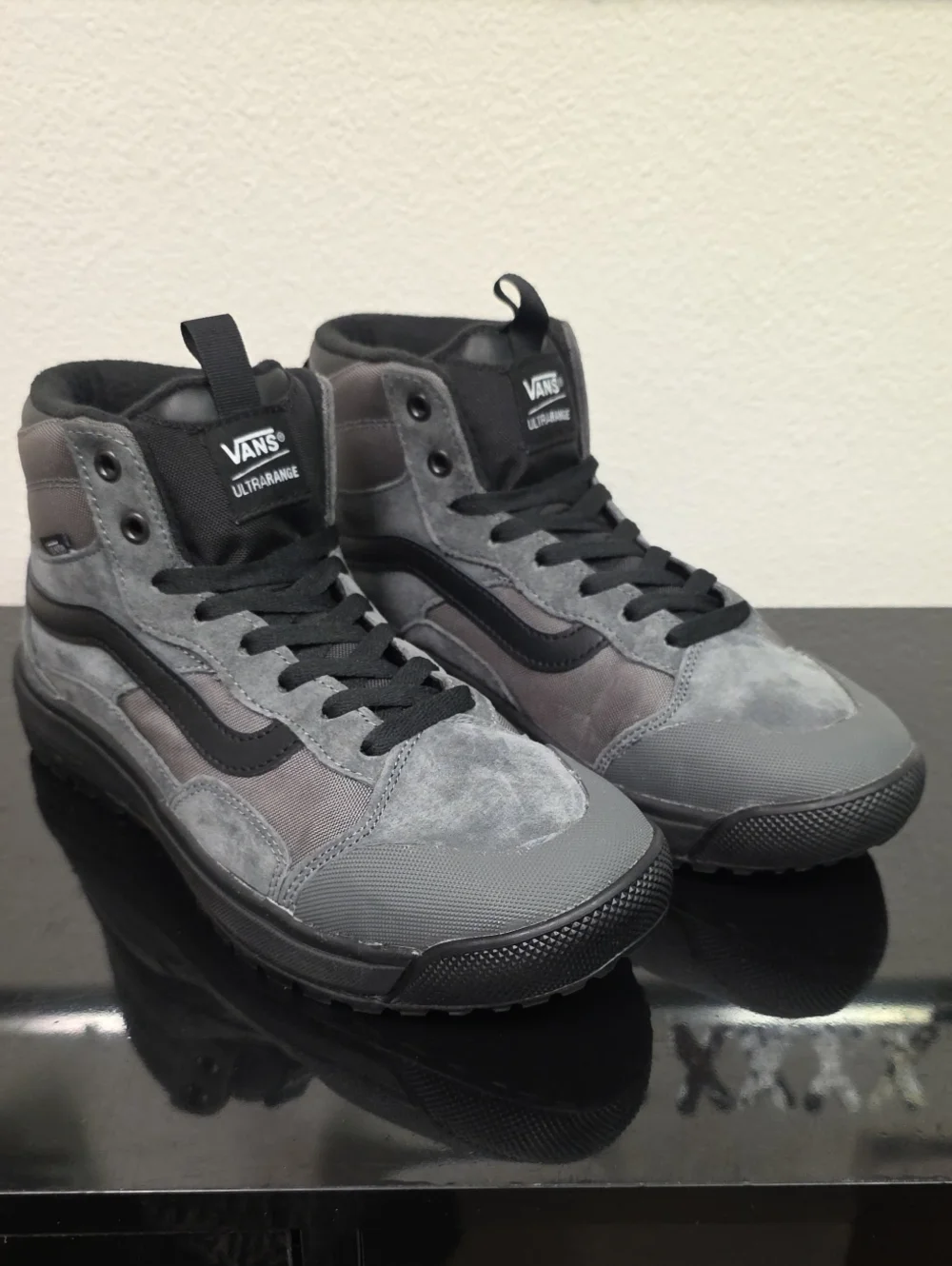 Vans UltraRange Hi MTE Gray Black Men’s 9 Women’s 10.5 New